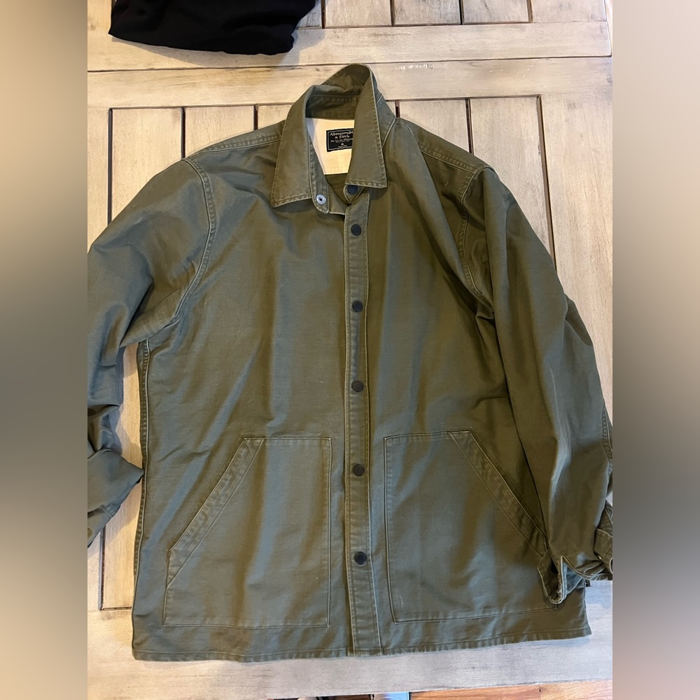 Abercrombie | Green Utility Shirt | XL